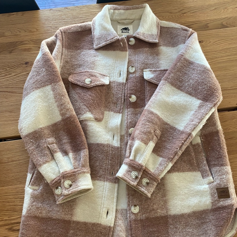 Roots Plaid Shacket